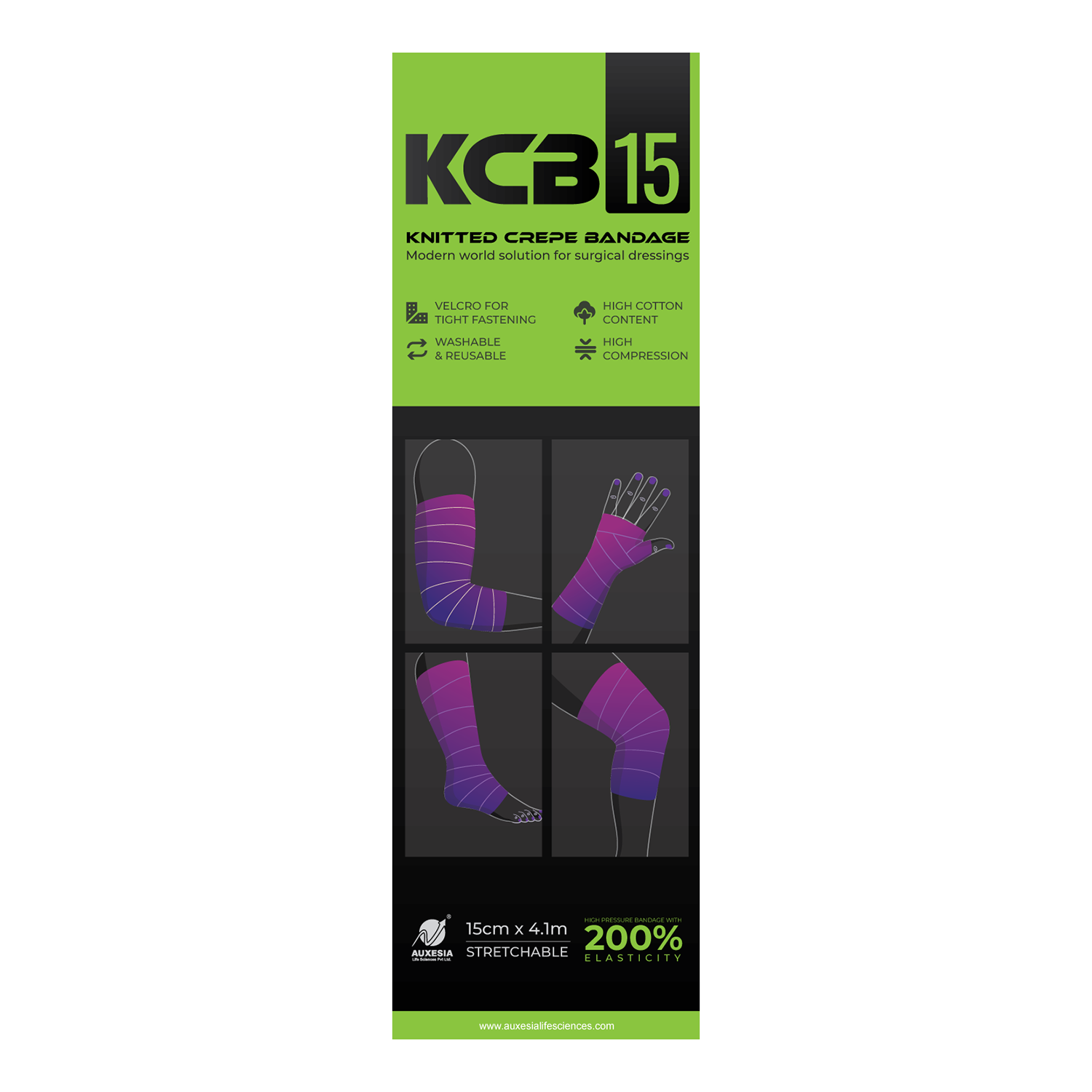 Knitted Crepe Bandage (KCB 15)